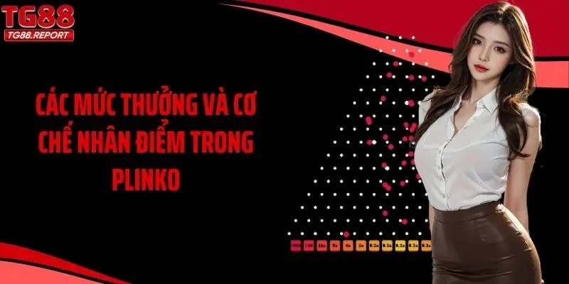 Các mức thưởng và cơ chế nhân điểm trong Plinko